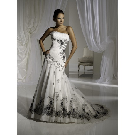 black-and-white-wedding-dresses-58-4 Black and white wedding dresses