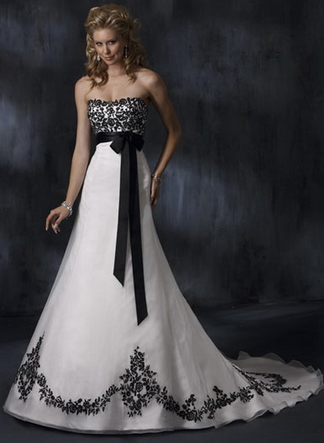 black-and-white-wedding-dresses-58-8 Black and white wedding dresses