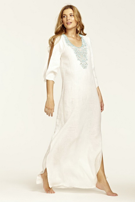 women 100% cotton white maxi dress-in Dresses from Apparel ...