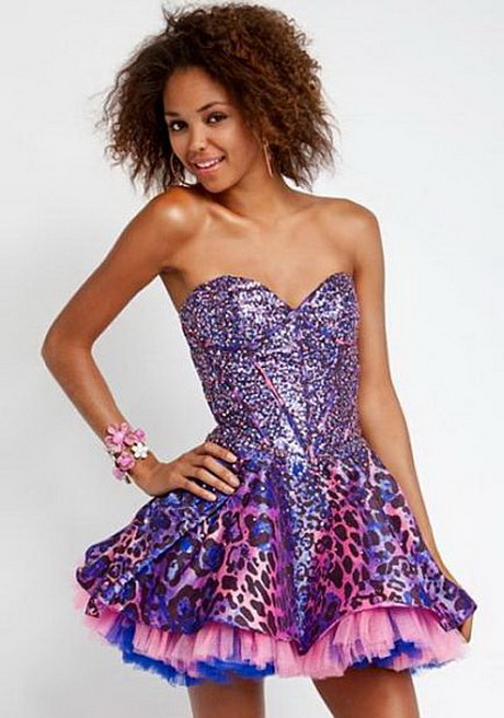 Leopard Print Short Party Dress 153839. Jovani Purple Leopard Print ...