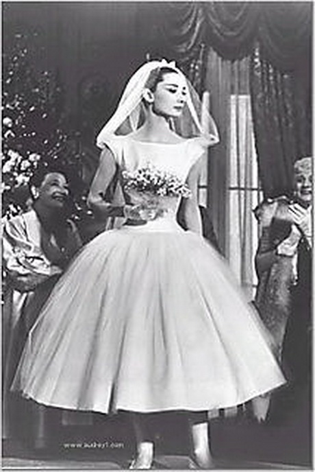 Audrey hepburn wedding dresses