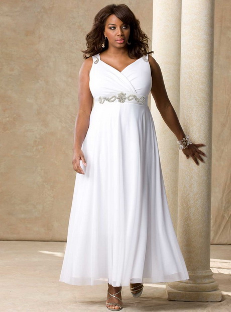 Beach wedding dresses plus size