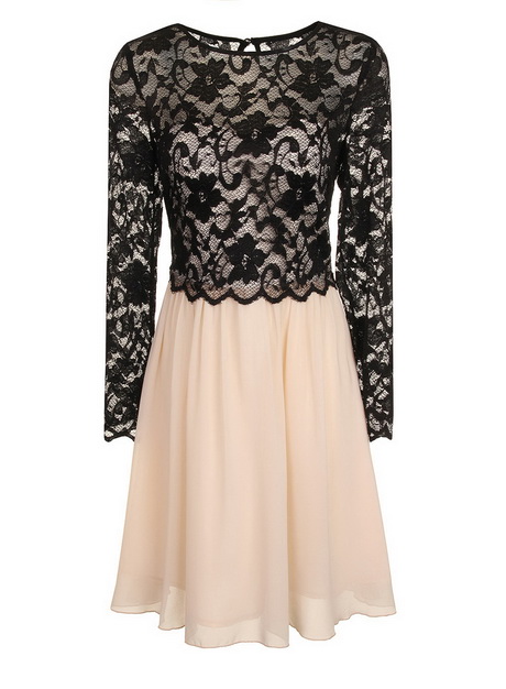 black-and-cream-lace-dress-51-8 Black and cream lace dress
