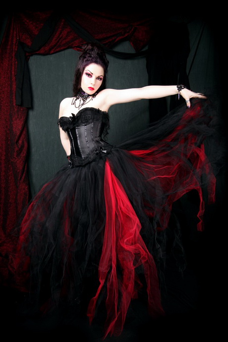 black-and-red-wedding-dresses-28-16 Black and red wedding dresses