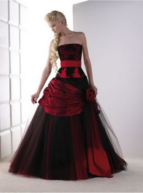 black-and-red-wedding-dresses-28-9 Black and red wedding dresses