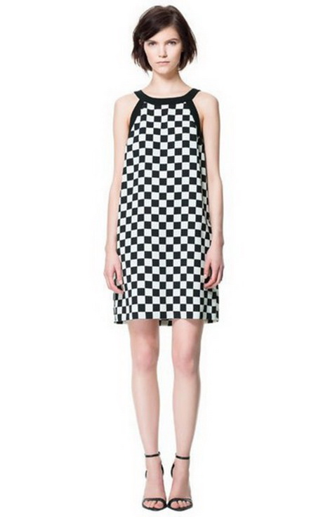 black-and-white-checkered-dress-54-13 Black and white checkered dress