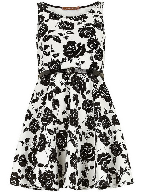 black-and-white-floral-dress-77-10 Black and white floral dress