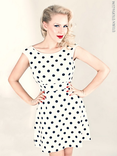 black-and-white-polka-dot-dress-15-14 Black and white polka dot dress