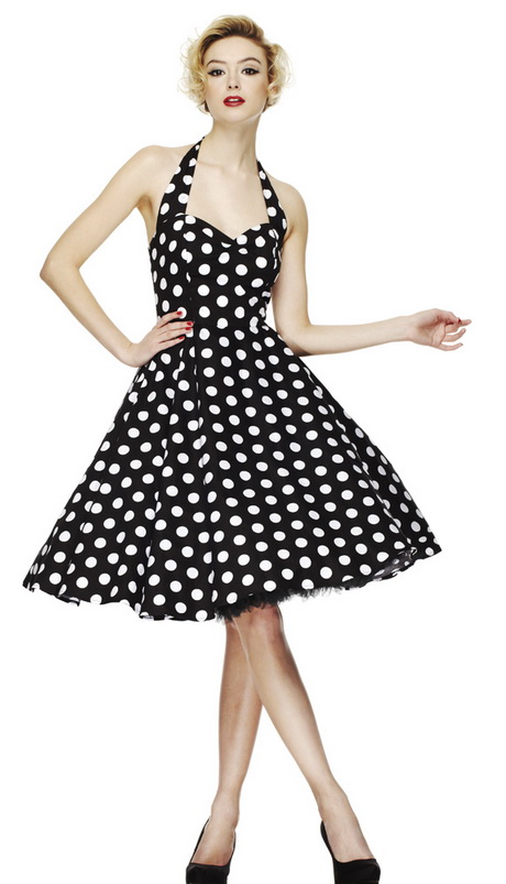black-and-white-polka-dot-dress-15-6 Black and white polka dot dress
