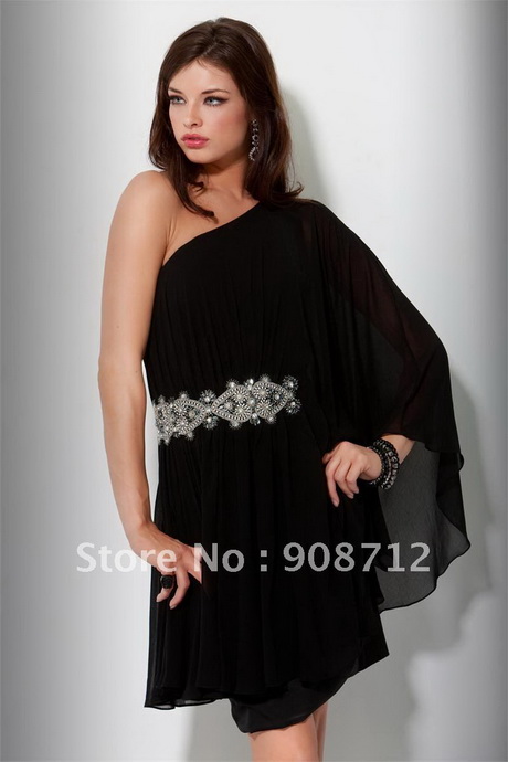 black-cocktail-dress-with-sleeves-37-14 Black cocktail dress with sleeves