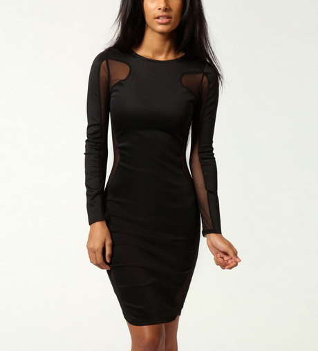 black-dress-with-long-sleeves-76-8 Black dress with long sleeves