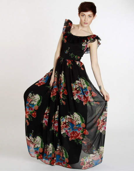 black-floral-maxi-dresses-64-8 Black floral maxi dresses