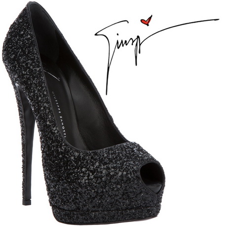 black-glitter-heels-45-15 Black glitter heels