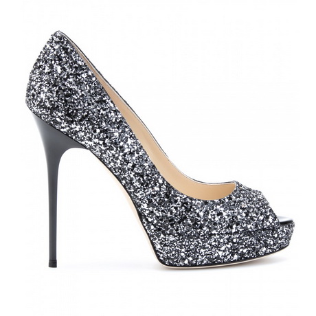 black-glitter-heels-45 Black glitter heels