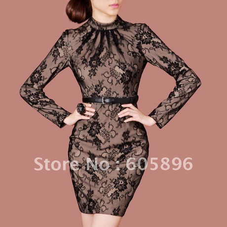 black-lace-dresses-for-women-75-10 Black lace dresses for women