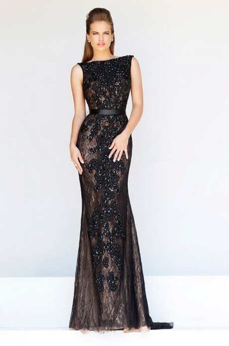 black-lace-formal-dress-86 Black lace formal dress