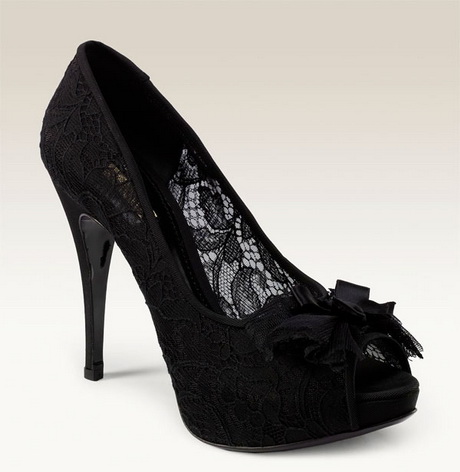 black-lace-heels-77 Black lace heels