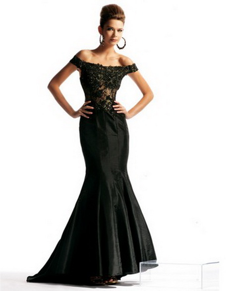 black-lace-prom-dress-42-7 Black lace prom dress