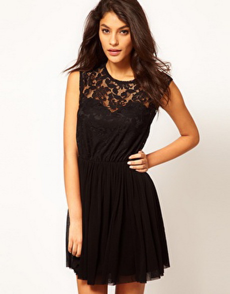 black-lace-skater-dress-09-2 Black lace skater dress