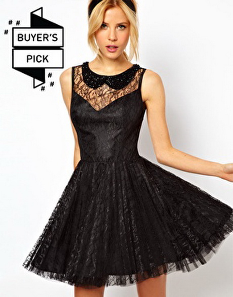 black-lace-skater-dress-09-7 Black lace skater dress