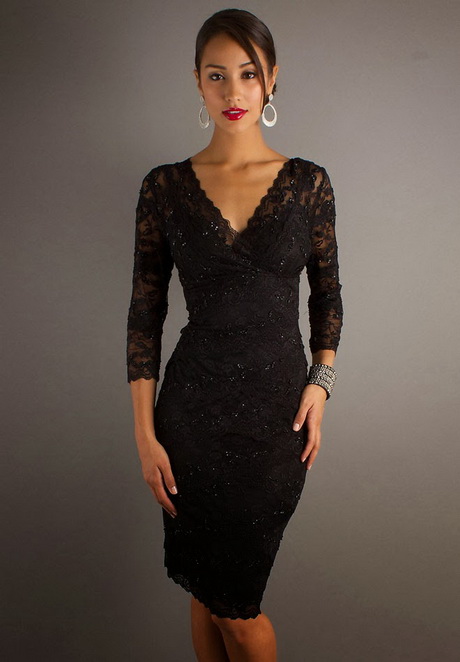 black-long-sleeved-lace-dress-17-3 Black long sleeved lace dress