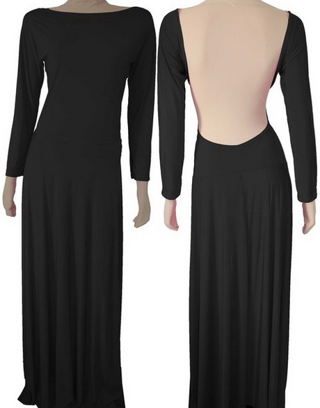 black-long-sleeved-maxi-dresses-14-16 Black long sleeved maxi dresses