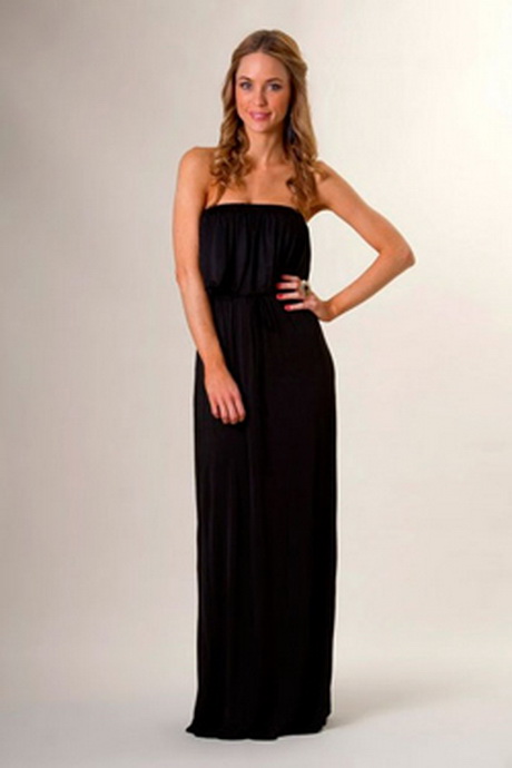 black-strapless-maxi-dress-65-14 Black strapless maxi dress