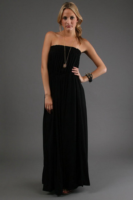 black-strapless-maxi-dress-65-4 Black strapless maxi dress