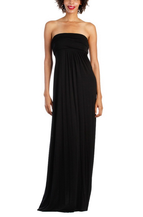 black-strapless-maxi-dress-65-7 Black strapless maxi dress