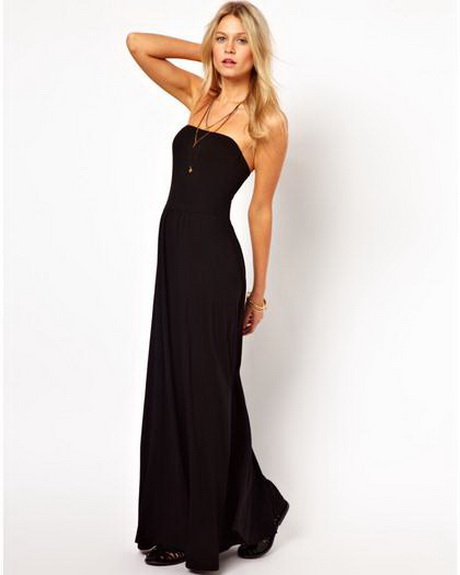 black-strapless-maxi-dress-65 Black strapless maxi dress