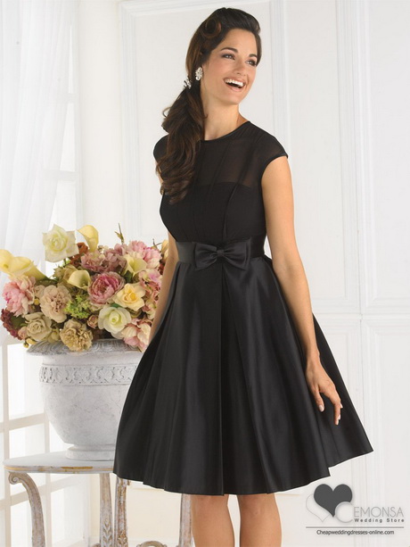 black-tea-length-dress-48-5 Black tea length dress