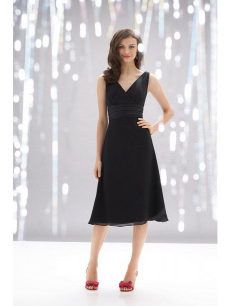 black-tea-length-dress-48 Black tea length dress