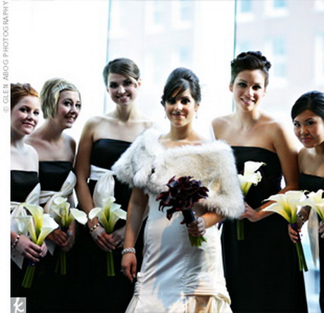 black-and-white-bridesmaid-dresses-35-12 Black and white bridesmaid dresses