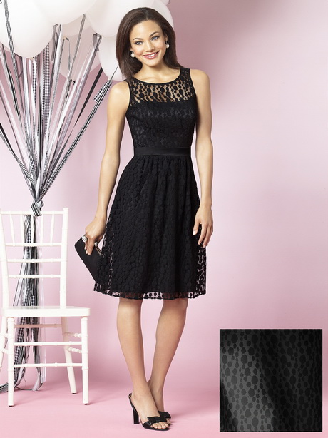 black-lace-bridesmaid-dresses-27-7 Black lace bridesmaid dresses