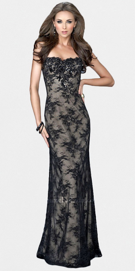 black-lace-evening-dresses-54 Black lace evening dresses