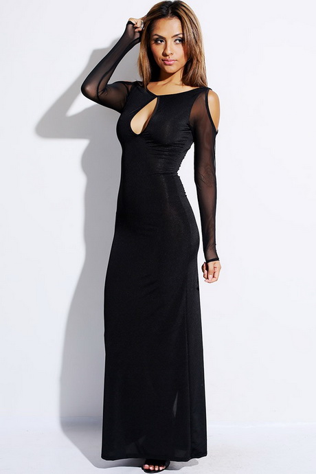 Cute Black Dress â€“ Maxi Dress â€“ Long Sleeve Dress â€“ 40.00 ...