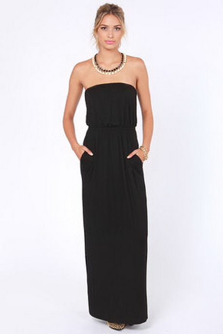 black-strapless-maxi-dresses-14-13 Black strapless maxi dresses