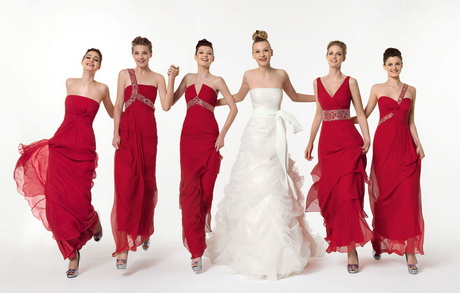 bridesmaid-red-dresses-14-4 Bridesmaid red dresses