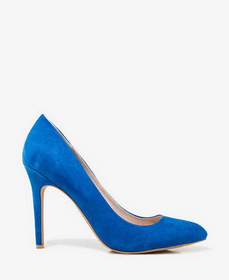 bright blue high heels