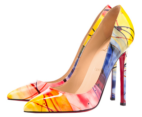 bright coloured stilettos