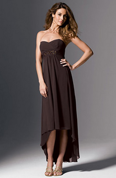 Brown cocktail dress