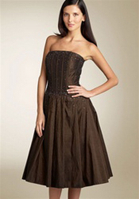 Cocktail Evening Dress (50080) Dark Brown XS S M ONLY. Our Price: 228 ...