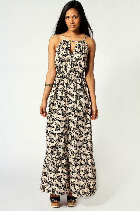 butterfly-print-maxi-dresses-32-10 Butterfly print maxi dresses