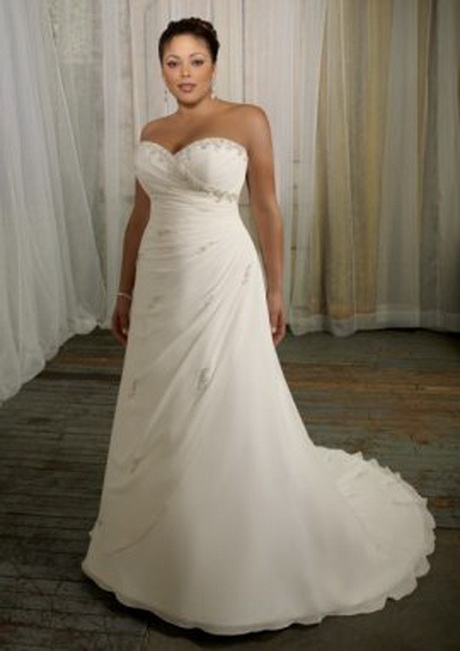 ... MermaidTrumpet Sweetheart Chiffon Sweep Plus Size Wedding Dresses