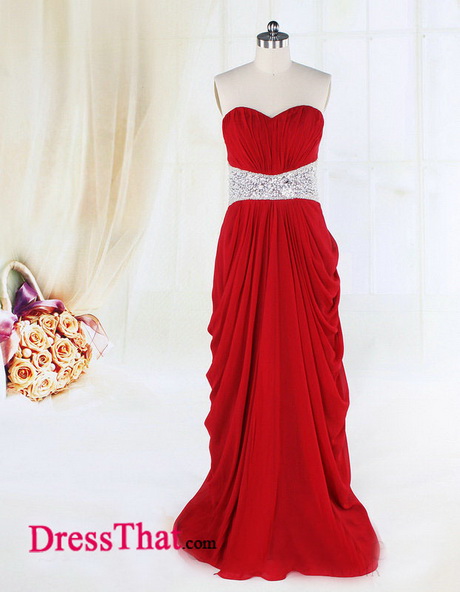 ... Sequins Layered Red Chiffon Cheap Prom Dresses Under 150 Sale PD