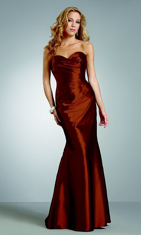 Copper Bridesmaid Dresses