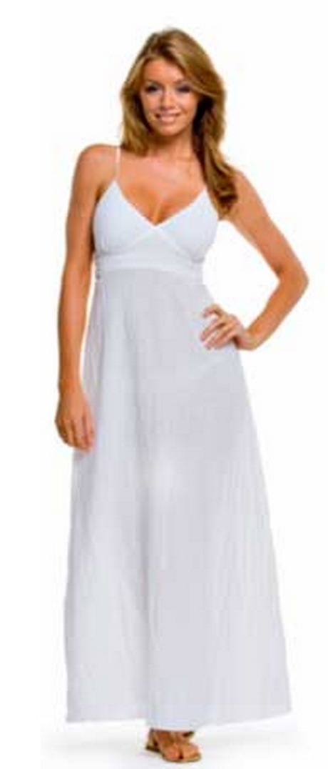 Cotton beach wedding dress