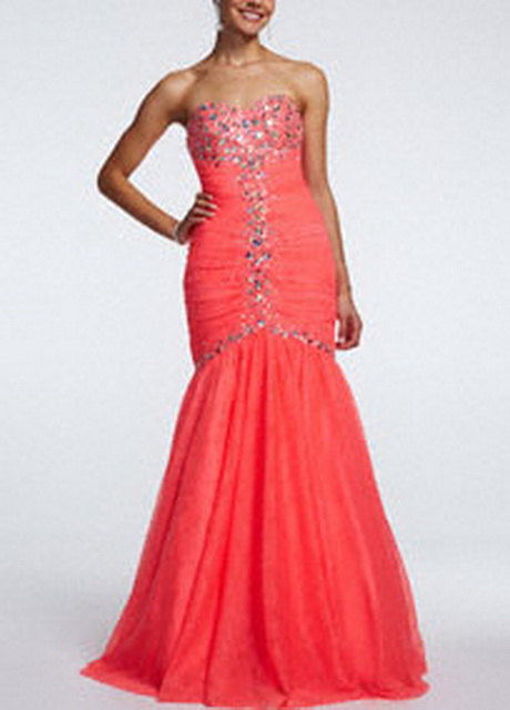 Customer Reviews for Strapless Trumpet Prom Dress with Cut Glass Beads ...