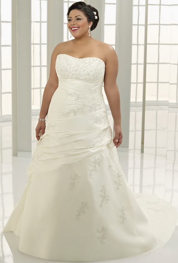 elegant-wedding-dresses-21 Plus size wedding dress