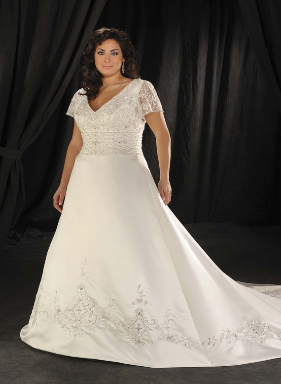 elegant-wedding-dresses-9 Plus size wedding dress